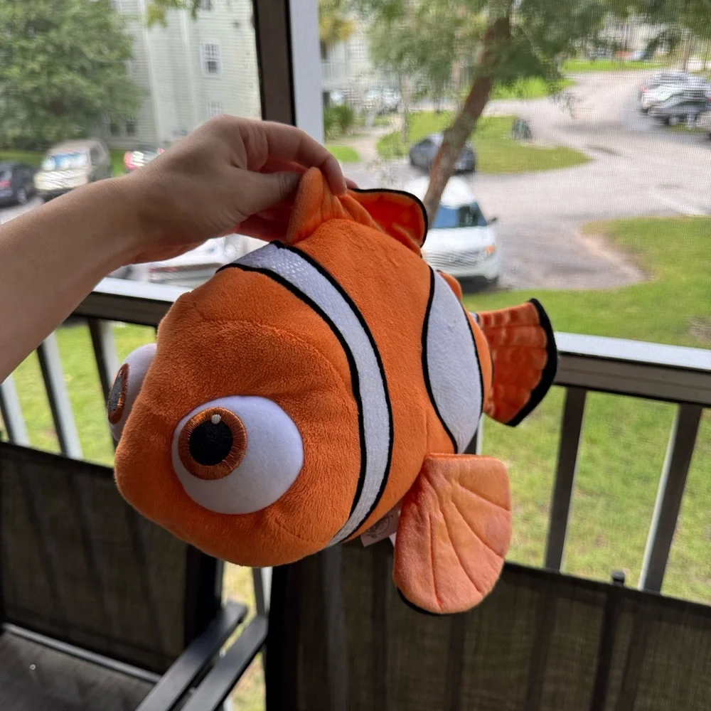 Orange Plush Fish Toy